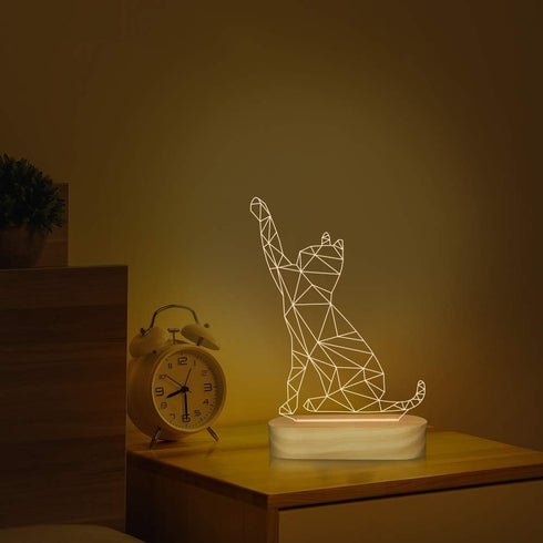 3D Illusion Night Light
